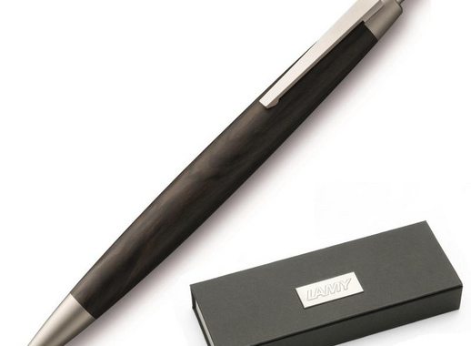 Ручка шариковая Lamy 2000 цвет чернил черный цвет корпуса черное дерево (артикул производителя 4029642)